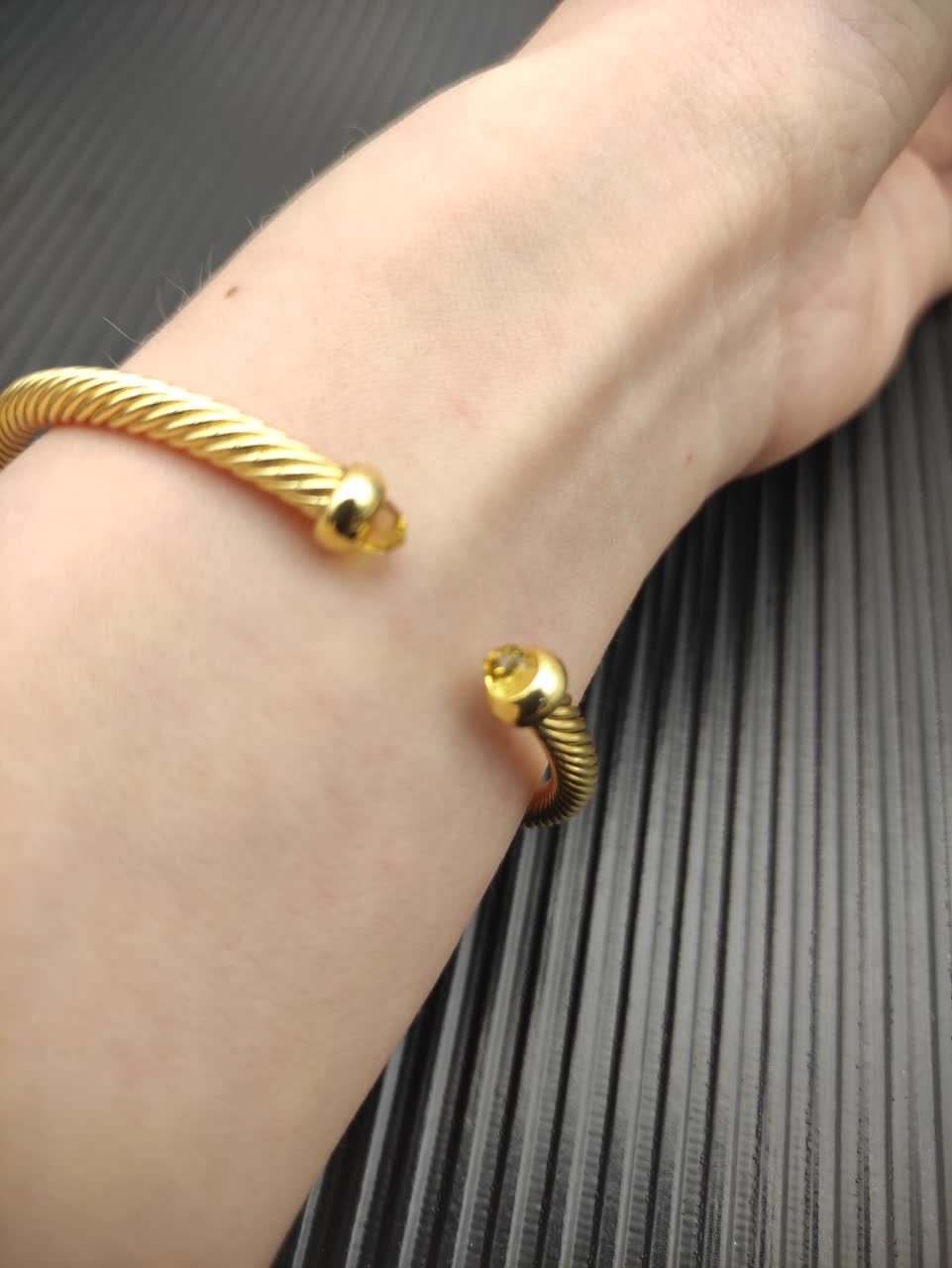 David Yurman Gold Tone Rope Bracelet David Yurman Gold Tone Rope Bracelet